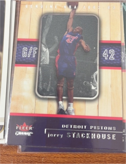2002-03 Fleer Genuine #3 Jerry Stackhouse — front