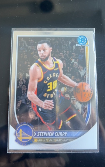 2025 Bowman Chrome #BCV-115 Stephen Curry — front