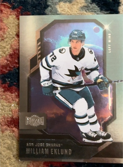 2024-25 Upper Deck Skybox Metal Universe #42 William Eklund — front
