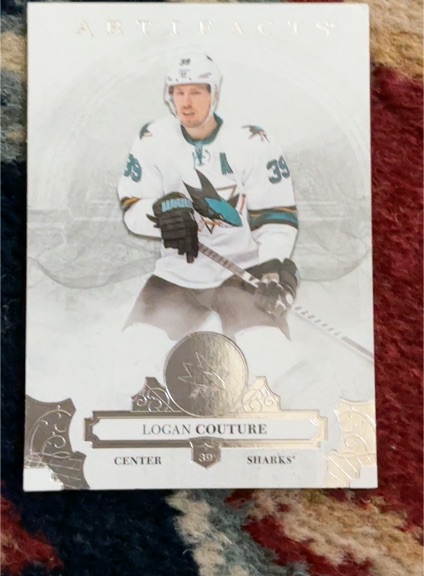 2017-18 Upper Deck Artifacts #74 Logan Couture — front