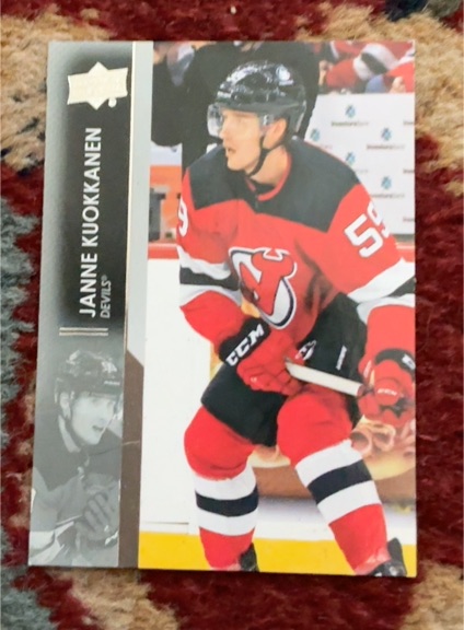 2021-22 Upper Deck Series 2 #356 Janne Kuokkanen — front