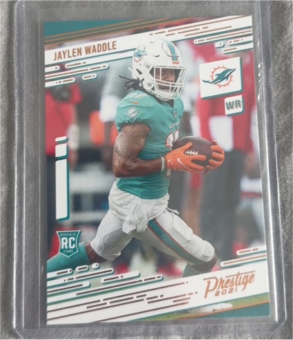 2021 Panini Chronicles Prestige #213 Jaylen Waddle — front