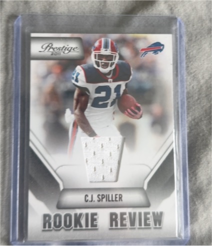 2011 Panini Prestige #5 C.J. Spiller Rookie Review — front