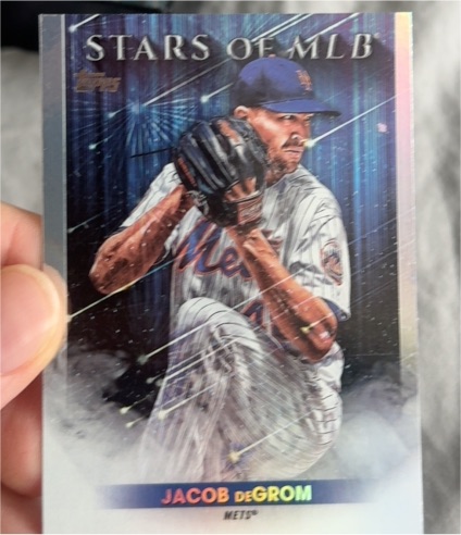 2022 Topps Stars of MLB #SMLB-13 Jacob deGrom — front