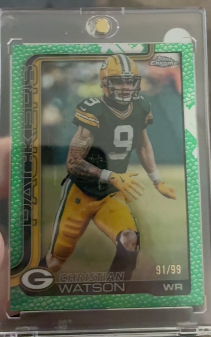 2025 Topps Chrome #112 Christian Watson — front
