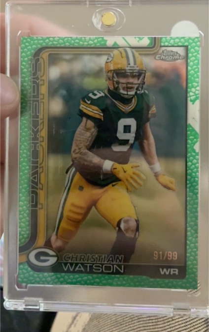 2025 Topps Chrome #91 Christian Watson — front
