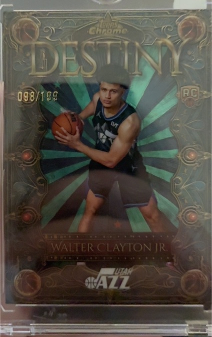 2025-26 Topps Chrome Destiny #D-15 Walter Clayton Jr — front