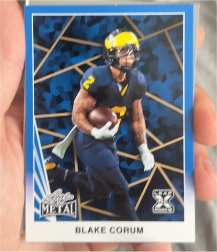 2024 Leaf Metal #46 Blake Corum — front