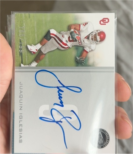 2009 Press Pass #JI Juaquin Iglesias — front