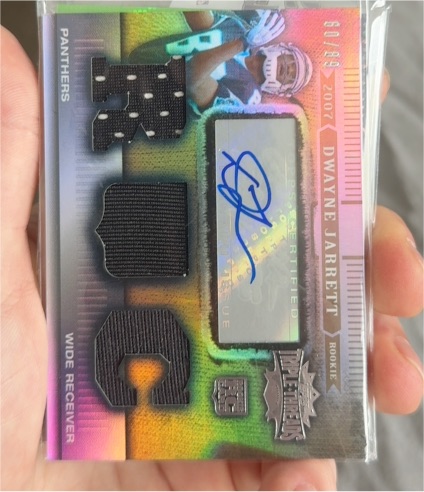 2007 Topps Triple Threads #139 Dwayne Jarrett — front