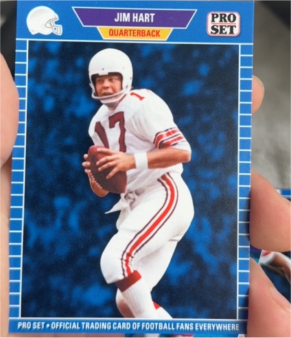 1989 Pro Set #154 Jim Hart — front