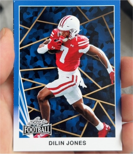 2024 Leaf Collective Football #81 Dilin Jones — front