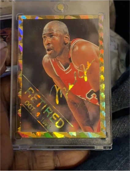 1993 Arena Sports Michael Jordan Retired Oct. 6 1993 — front