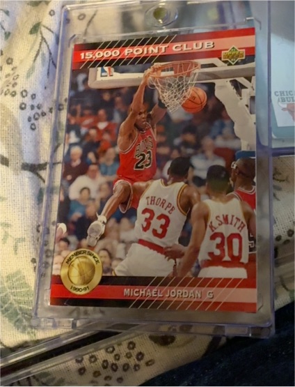 1992-93 Upper Deck #PC4 Michael Jordan 15000-Point Club — front