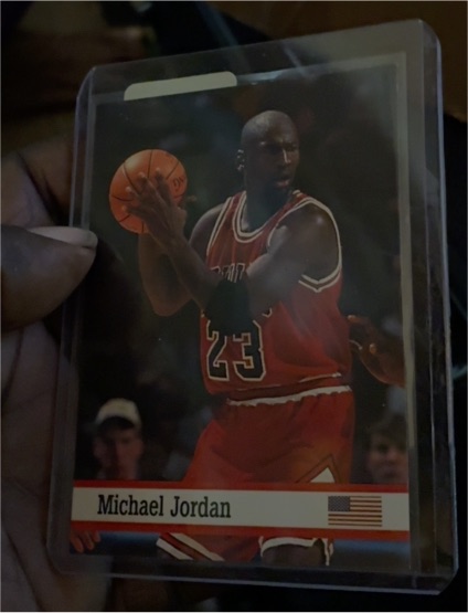 1993 Fax Pax #7 Michael Jordan — front