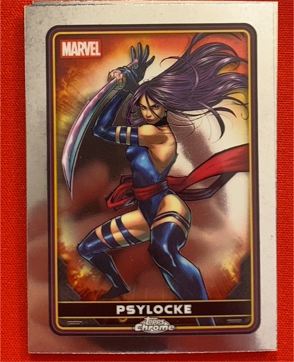 2025 Topps Chrome Deadpool #8 Psylocke — front