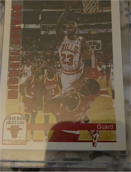 1991 NBA Hoops #23 Michael Jordan — front