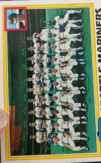 1981 Topps #672 Seattle Mariners Team — front