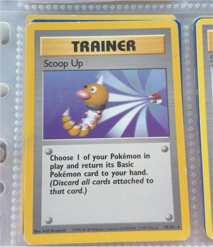 1999 Pokémon Base Set #78 Scoop Up — front
