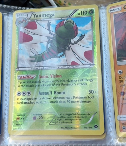 2016 Pokémon Steam Siege #7 Yanmega — front
