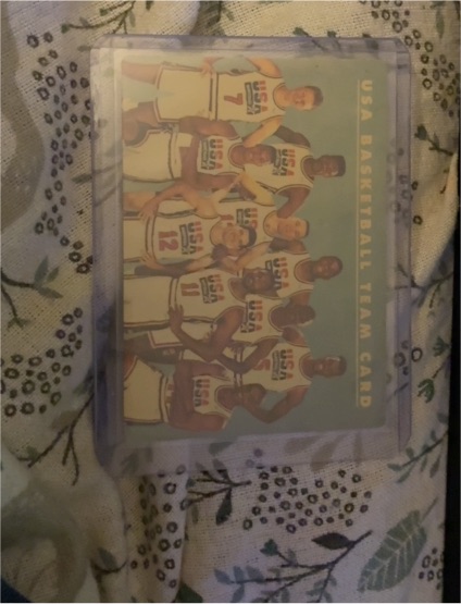 1992 Skybox USA Basketball Dream Team Plastic Card — front