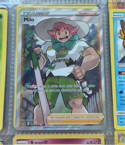 2020 Pokémon Rebel Clash #190 Milo — front