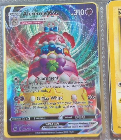 2020 Pokemon Champion's Path #23 Alcremie VMAX — front