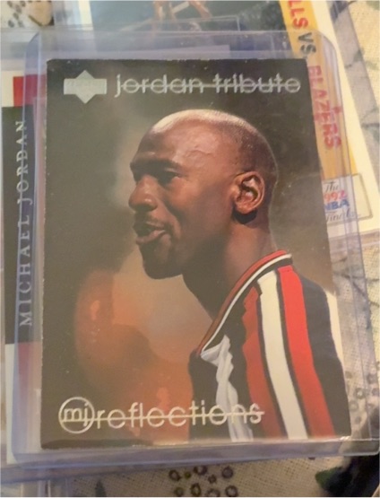 1997 Upper Deck Jordan Tribute #MJ64 Michael Jordan — front