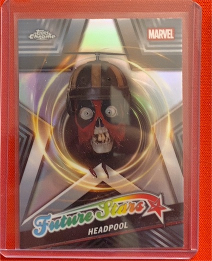 2025 Topps Chrome Deadpool Future Stars #FS-6 Headpool — front