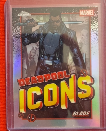 2025 Topps Chrome Deadpool Icons #DI-8 Blade — front