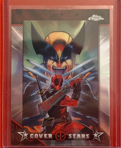 2025 Topps Chrome Deadpool Cover Stars #CS-7 Deadpool & Wolverine — front