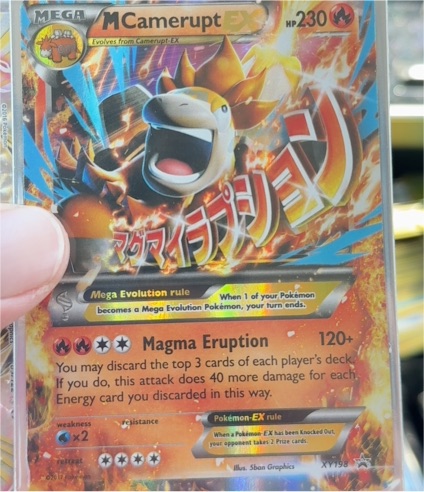 2014 Pokémon M Camerupt EX #XY198 — front