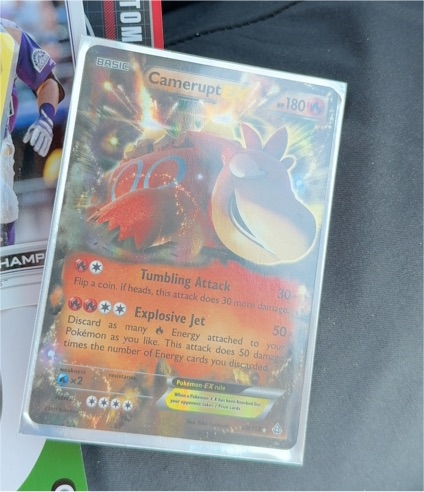 2014 Pokémon XY Primal Clash #29 Camerupt EX — front