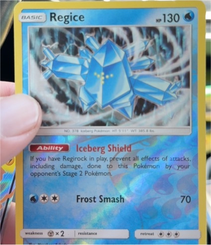 2017 Pokémon Sun & Moon Crimson Invasion #28 Regice — front