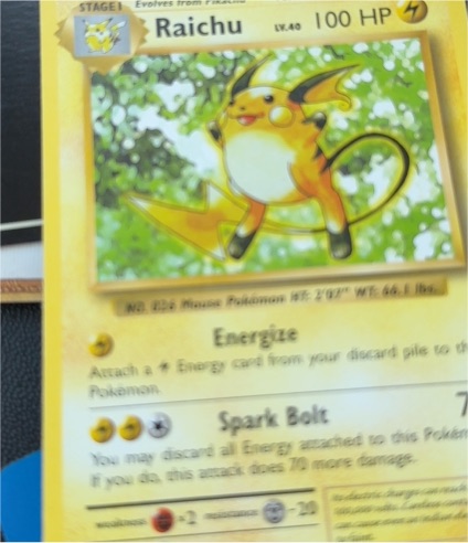 2016 Pokémon XY Evolutions #36 Raichu — front