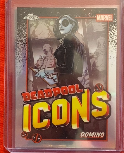 2025 Topps Chrome Deadpool Icons #DI-3 Domino — front