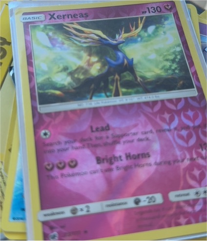 2017 Pokémon SM Crimson Invasion #73 Xerneas — front