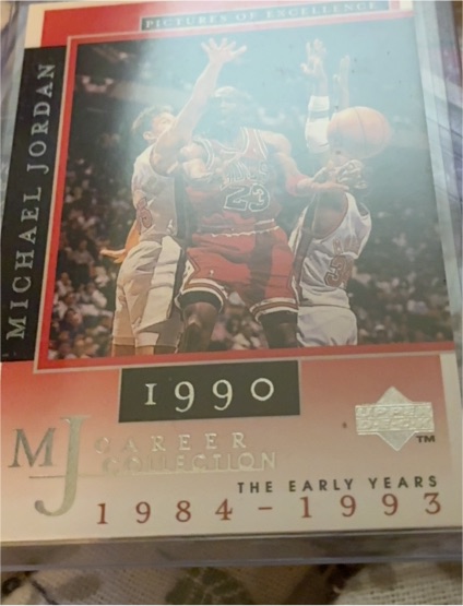 1998 Upper Deck MJ Career Collection Pictures of Excellence #7 Michael Jordan — front