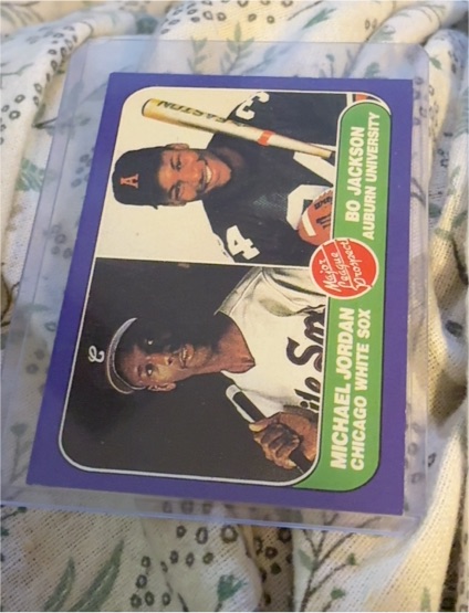 1986 Fleer Major League Prospects #Michael Jordan / Bo Jackson — front