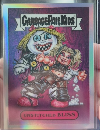 2026 Topps Chrome WWE x GPK #GPK-AB Alexa Bliss Unstitched Bliss — front