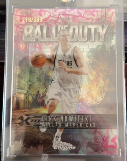 2025-26 Topps Chrome #BD-17 Dirk Nowitzki Ball of Duty — front