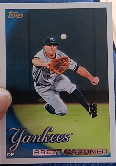 2010 Topps #547 Brett Gardner — front