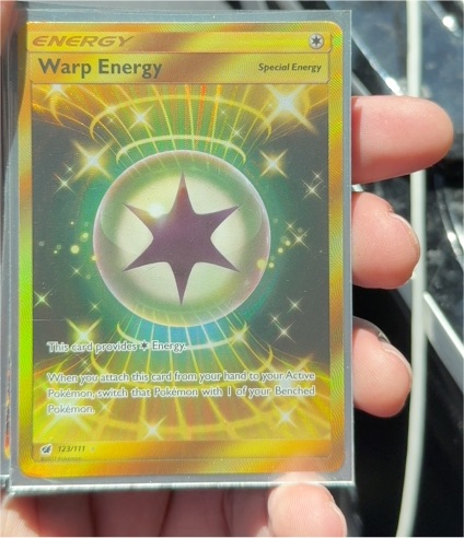 2017 Pokémon Crimson Invasion #123 Warp Energy — front