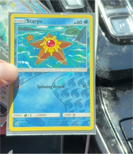 2017 Pokémon Crimson Invasion #15 Staryu — front