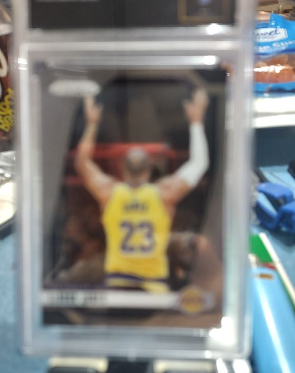2024-25 Panini Prizm #130 LeBron James Chalk Toss — front