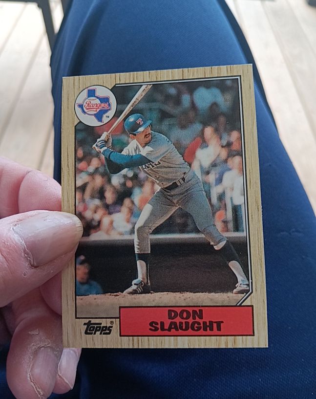 1987 Topps #308 Don Slaught — front