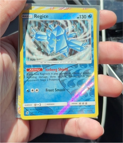 2017 Pokémon TCG Crimson Invasion #28 Regice — front