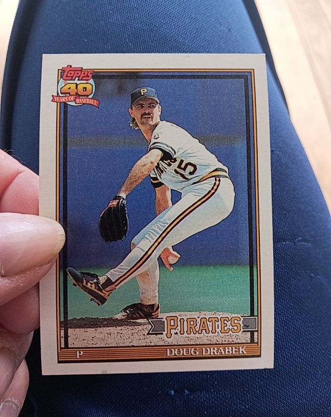 1991 Topps #685 Doug Drabek — front