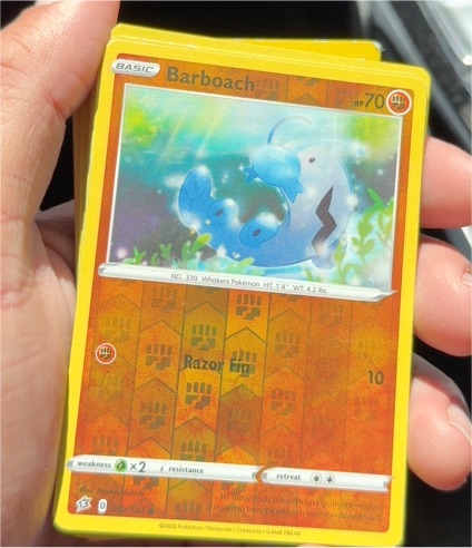 2020 Pokémon Rebel Clash #99 Barboach — front