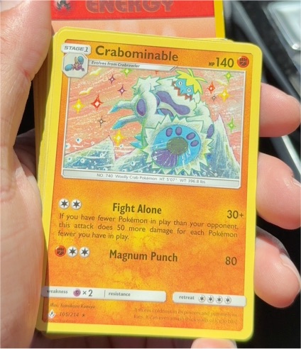 2019 Pokemon Sun & Moon Unbroken Bonds #105 Crabominable — front
